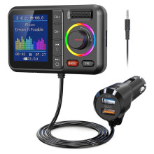 LED Digital Display  5.0-Sändaradapter 3,5MM AUX MP3-Spelare HIFI-Ljudadapter för PC-TV Bilhemhögtalare