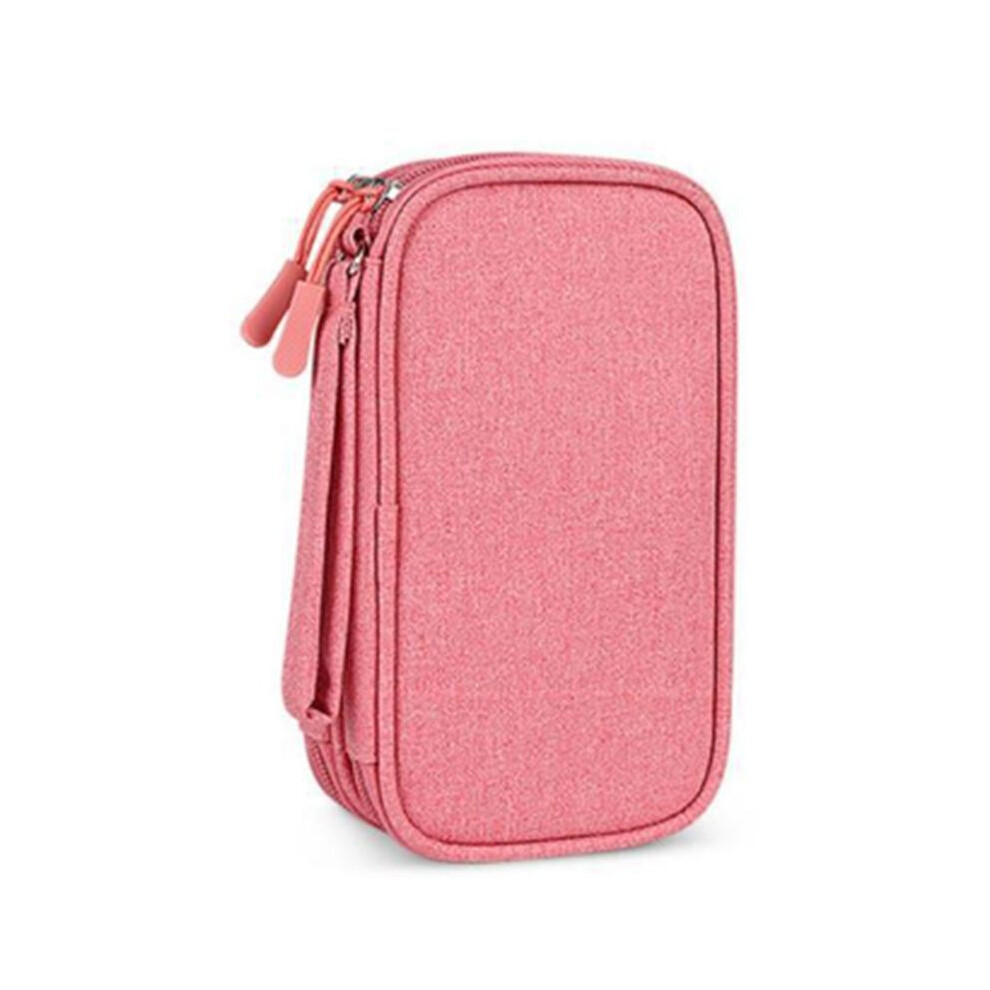 Portable Double-Deck Storage Bag For Digital Products-Travel Organizer For Usb Cables, Headsets & Accessories 6033721569741