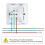 Tuya  Socket met Type C + USB Snellaad-Afstandsbediening-Timing-Stopcontact WiFi  British Standard 86-Type Socket B 7