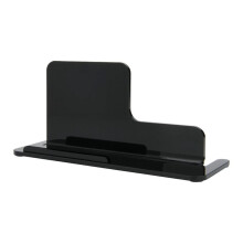 Universele Mobiele Telefoon Desktop Houder Basis Acryl Headset Desktop Basis voor TWS Draadloze Headset Zwart
