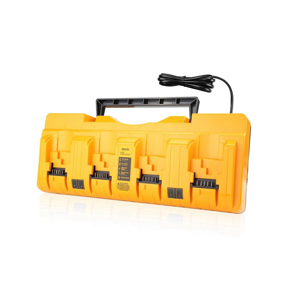 Portable 4-Slot Charger Dcb104 Replacement Charger For 20V Compatible With Multiple Batteries Au Plug 6033885708505
