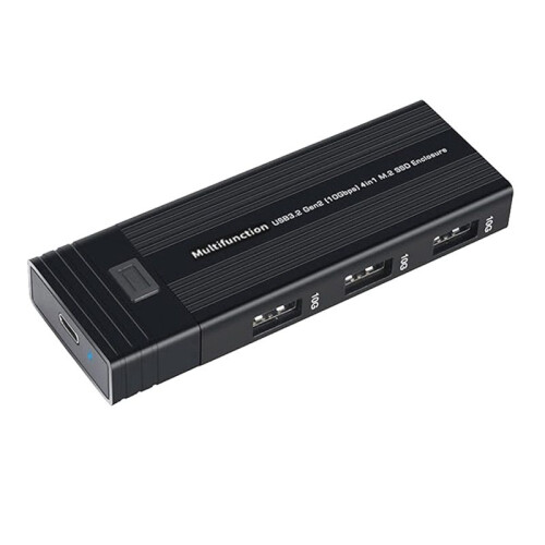 Ny M.2 Solid State Drive Box NVME Computer Extern 10Gbps Flyttbar SSD Box USB3.2