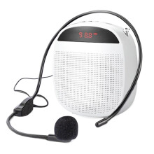 Amplificador de Voz Portátil Amplificadores de Voz con Cable Altavoz Radio FM Micrófono con Diadema Altavoz para Profesores
