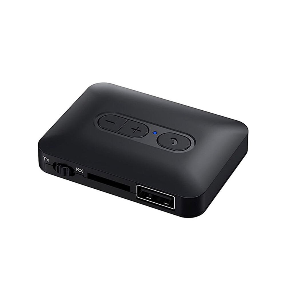 5.4 Audio Receiver Transmitter Support Usb U-Disk/Tf Card Aux Stereo Hifi Lossless Music Wireless Adapter Black 6032784102995