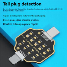 Tester Inserimento Coda Scheda Test Spina Coda Telefono Cellulare Non Rimovibile per Lo Strumento Rilevamento Ricarica Rapida Telefono per