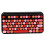 Retro 75-Key Wireless Full Size Gaming Keyboard Mouse Set Ergonomic Design 10