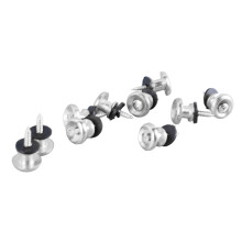 10 pièces de pin LOCK de sangle de guitare style champignon en argent, réglable, universel, convient pour ukulélé et basse