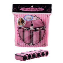 Foam Hair Rollers 6pcs No Heat Reusable Soft Curlers for Natural Curling Overnight Kids Adults