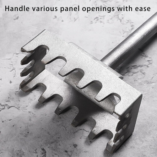 Square Hole Punch For Electrical Boxes, HeavyDuty 86Type Socket And Switch Cutouts, Portable Hole Puncher 1
