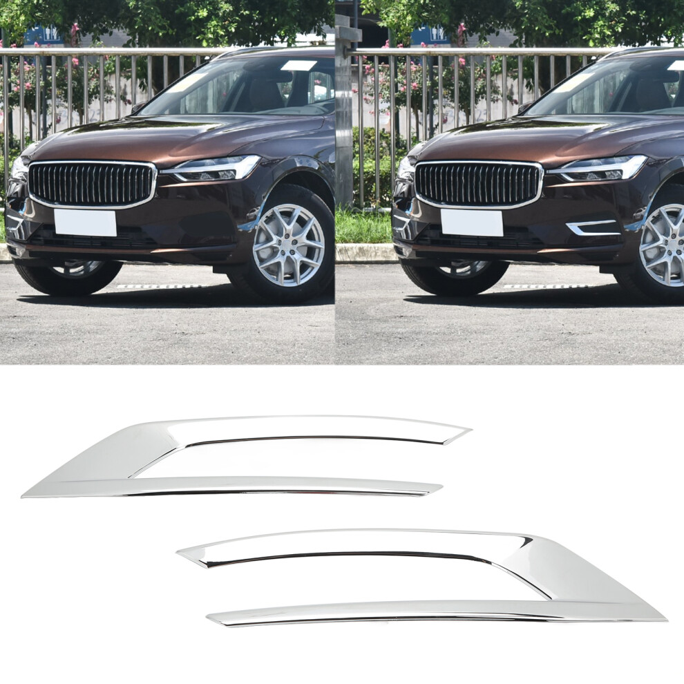 Upgrade Xc60 2018Â2021 With 2Pcs Fog Trim Decor Anti Fade Silver/Light 9461375351035