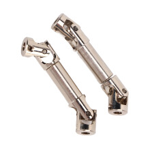 2Pcs Steel Drive Shaft for FMS FCX24 1/24 Climbing Car, 41-51mm