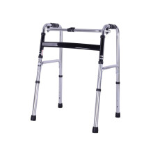 Walking Frame Folding Lightweight Aluminium Walker Height Adjustable Mobility Aid Leg Lifter Disability Aid