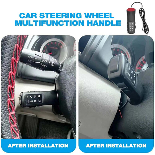 Steering Wheel Remote Control Universal Button Set For Car  Navigation Button Controller, Wheel Control Switches 1