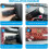 Steering Wheel Remote Control Universal Button Set For Car  Navigation Button Controller, Wheel Control Switches 5