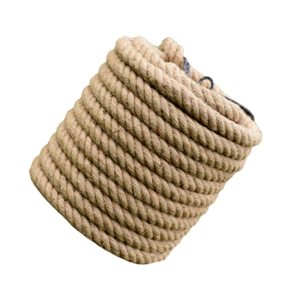 24Mm Natural Jute And Hemp Rope Heavyduty For Diy Crafts Gardening Home Decor 30M 9199774030946