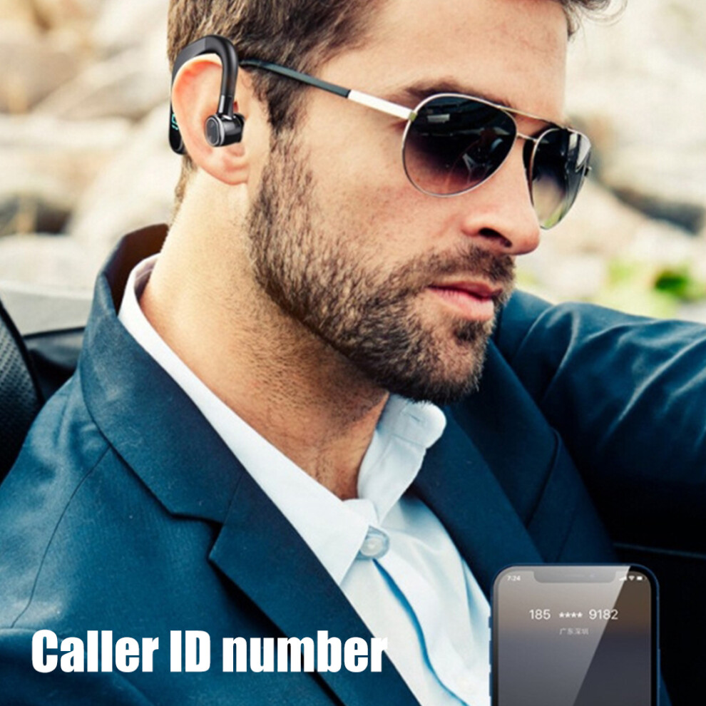 Bluetooth 5.2 Single Ear Headset 300Mah Noise Cancelling Waterproof 8451375355288