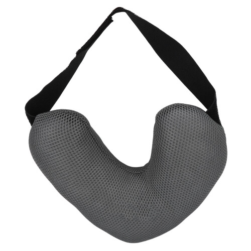 Gray Armpit Pillow with Adjustable Strap for Breast Cancer Recovery 1