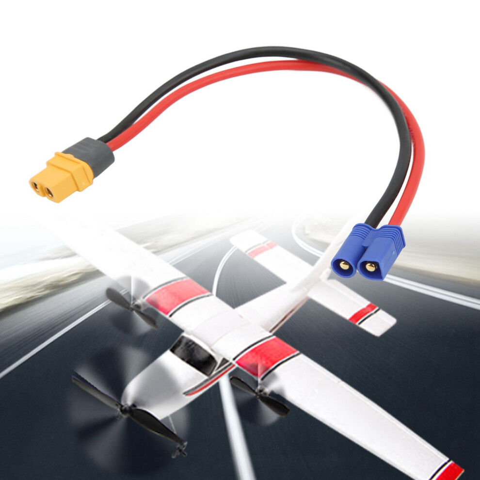 Rc Model Ec3 Male Cable 14Awg Silicone Plastic Copper Connector For Car Boat 5081375357345