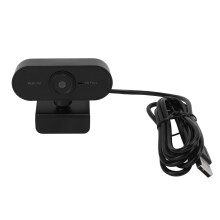 Webcam per computer con risoluzione Full HD, microfono integrato, obiettivo grandangolare, pronta per lo streaming live, webcam plug and play con