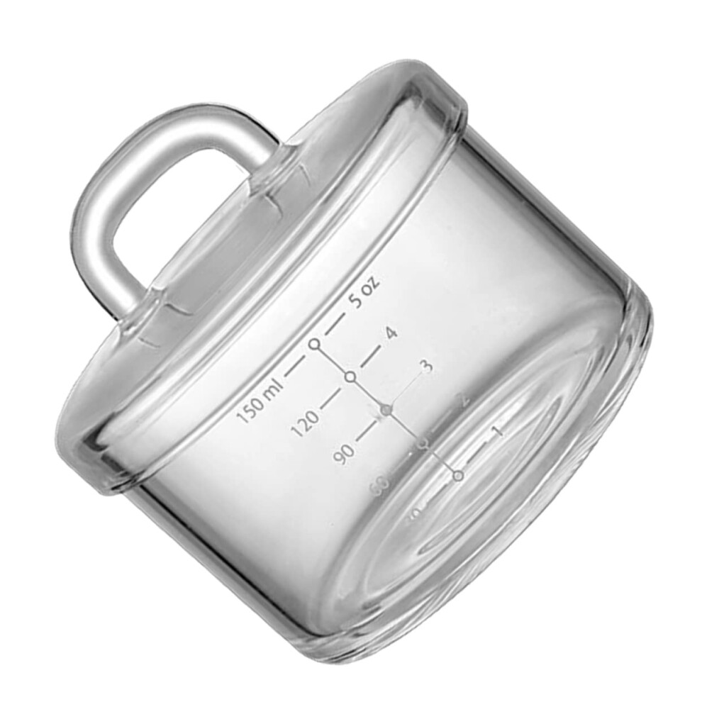 Children's Glass Steaming Bowl Lid  Temperature Resistant Glass Egg Steamer Container For Baby And Toddler