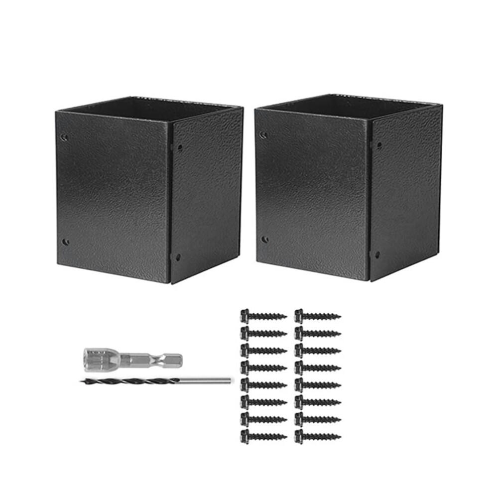 Stainless Steel Mailbox Post Protector, Adjustable Fence Guard For Weatherproof Lawn Protection 9347817555417