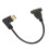 Καλώδιο DisplayPort με γωνία, επιχρυσωμένο διπλής οπής, με δυνατότητα κλειδώματος, 2
