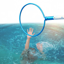 Swimming Pool Safety Hook Telescopic Pole 1m 3m 5m Length Easy Maneuver Life Saving Equipment for Summer Use