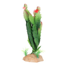 Sztuczny kaktus Realistyczny sztuczny kaktus Dekoracyjne sztuczne rośliny do dekoracji terrarium Odporne na blaknięcie, bezpieczne dla zwierząt