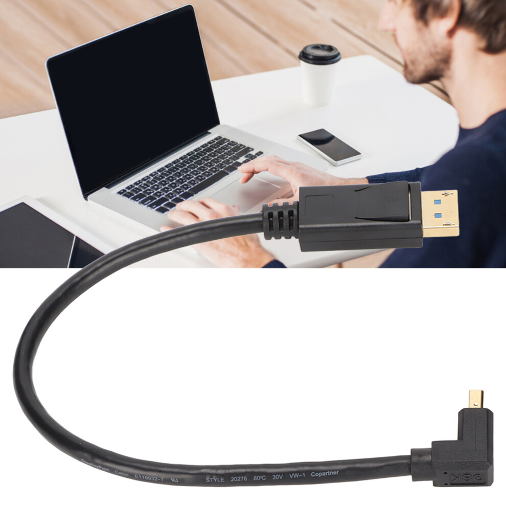 Dp To Minidp Adapter 8K 60Hz 4K 144Hz Bidirectional 30Cm Black 3221375361580