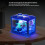Plastic Cascadable Aquascape Betta Fish Tank with LED Light Capability 8