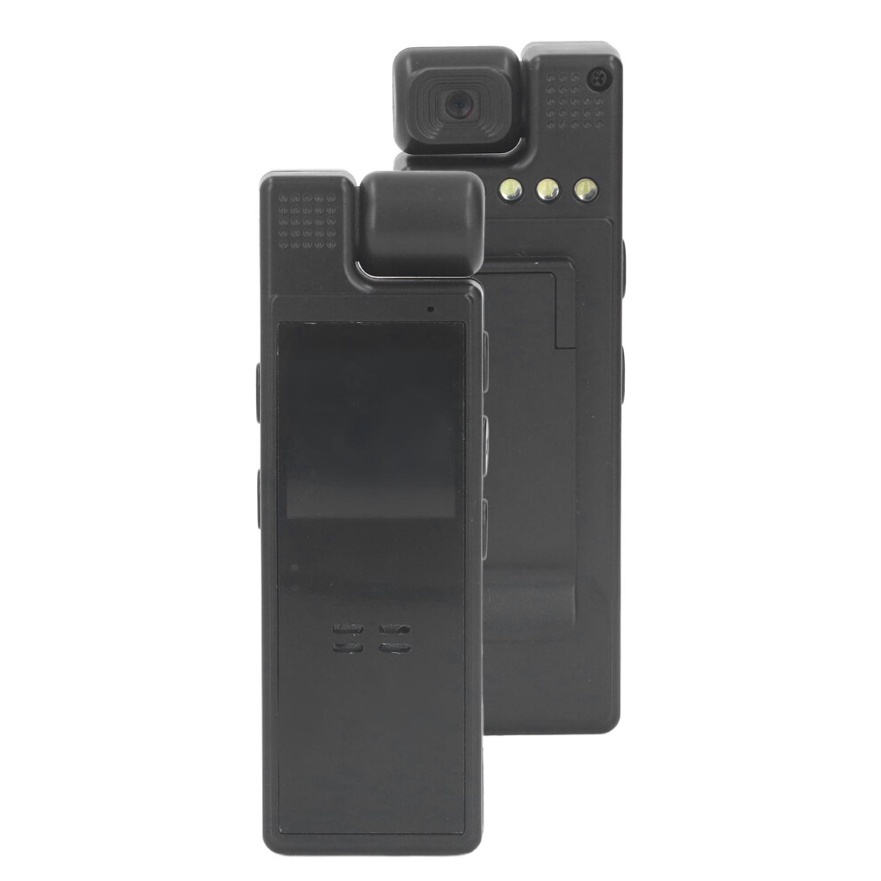1080P Hd Body Worn Camera With 1.3 Inch Screen, 128Gb Storage, Night Vision Light 8101375362068