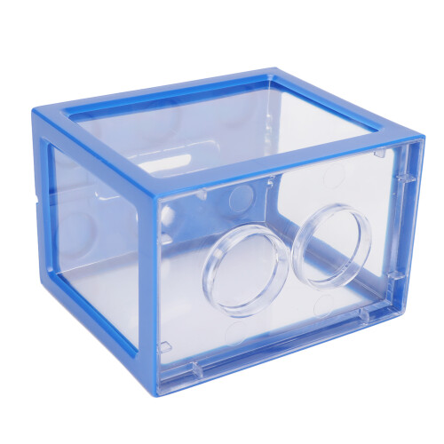 Plastic Cascadable Aquascape Betta Fish Tank with LED Light Capability 2