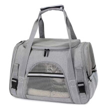 Portable Pet Carrier Bag with Breathable Mesh for Cat and Small Dog Travel and Outing
