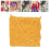Nylon-Spitze 10 Yards 23 cm breit goldfarbenes Stretchgewebe 8