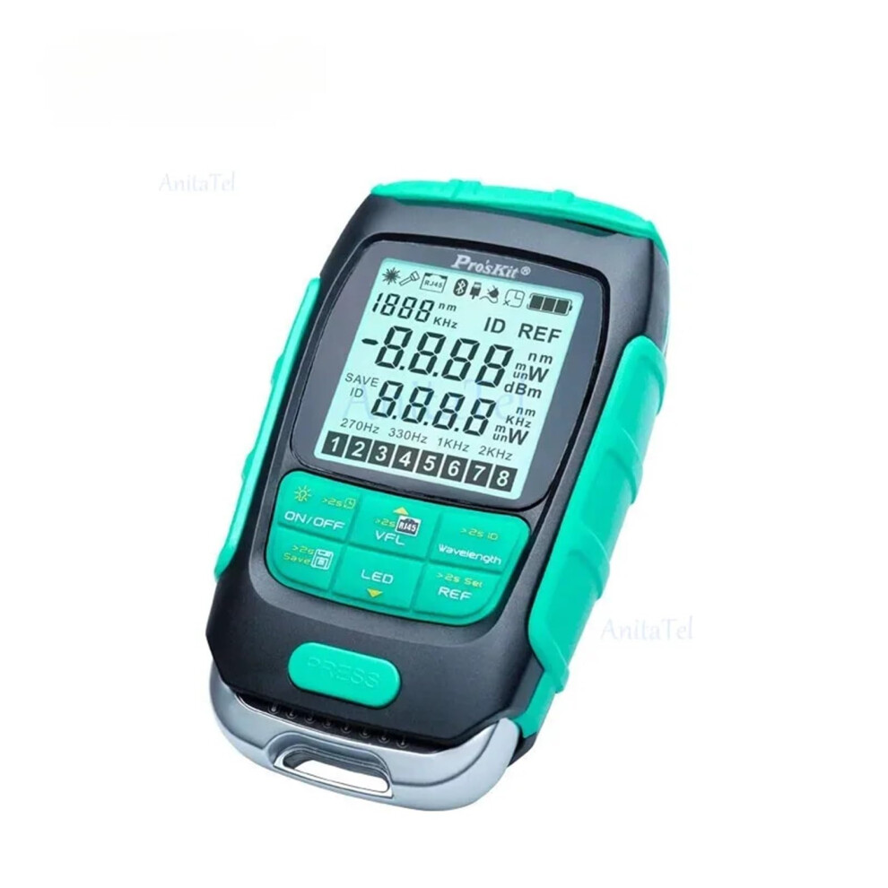 Fiber Optic Tester 4 In 1 Optical Power Meter With Vfl Lan Cable Mapping 15Mw Mt7615 Green 9347817467468
