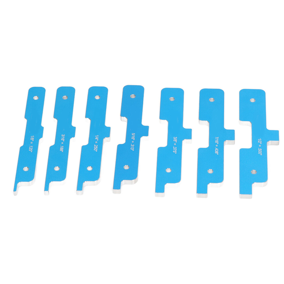 7Pcs Aluminum Router Table Setup Bar Set For Precise Milling And Cutting Tasks 4921375364633