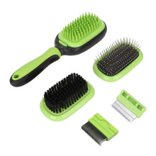 Aparador de unhas para gatos, kit de higiene para gatos, ferramentas de higiene para animais de estimação, cabo ergonômico, escova de massagem,