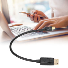 4K Mini DP Stecker auf DP Kabel 2560x1600 Audio-Video-Synchronisation für Laptop/Desktop