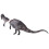 Modelo de cadáver de dinosaurio simulado 25 cm 9,8 in 4