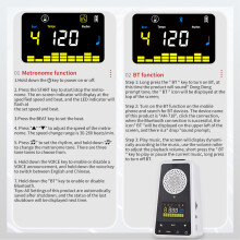 AROMA 2-in-1-Metronom, BT-Lautsprecher für