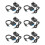 6X USB to  Data Cable, 2.5/3.5 Inch USB3.0 Easy Drive Cable  Hard Disk Adapter Cable(US Plug) 1