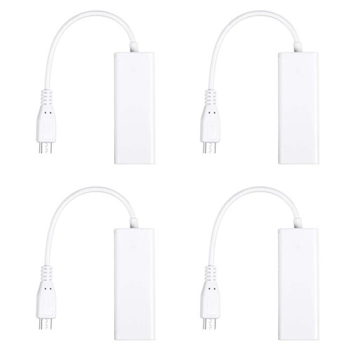 4X  USB 5 Pin 10/100 Mbps RJ45 LAN Ethernet Adapter for Tablet PC