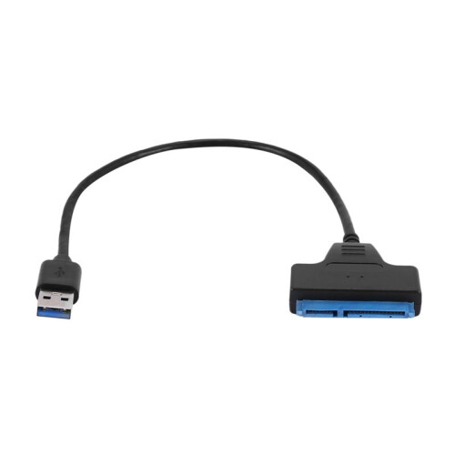 5X USB 3.0 para 2.5 Polegadas  Cabo Adaptador de Disco RíGido SDD  para USB 3.0 Conversor-Preto 2