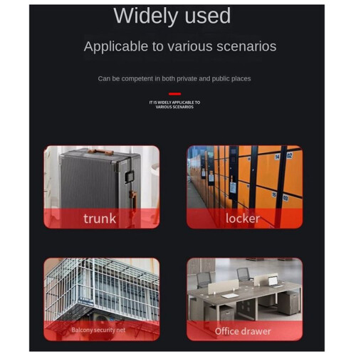 Fingerprint Lock Electronic Lock Electronic Fingerprint Lock Padlock Outdoor Waterproof and Rust-Proof Silver 1