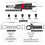 Cordless Riveting Machine Kit 2.4mm/3.2mm/4.0mm/4.8mm/6.4mm Insert Nut Riveting Tools Industrial Electric Rivet Adapter 6