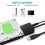 6X USB to  Data Cable, 2.5/3.5 Inch USB3.0 Easy Drive Cable  Hard Disk Adapter Cable(US Plug) 7
