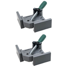 2PCS Right Angle Clip Clamp Single Handle 90 Degrees Angle Clamp Adjustable Swing Jaw for Carpentry Frame Metal Welding