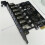 5X USB 3.0 PCI-E Expansion Card Adapter 7  Hub Adapter External Controller PCI-E Extender PCI Express Card 4