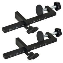 2 Pièces Pince Réglable en Forme de G, Pince en Forme de C, Pince en F Solide en Alliage D'Aluminium, Pince de Fixation pour le Travail Du Bois