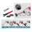 Kit de Porca de Flange de 8 Peças de 5/8 Polegadas-11, Conector de Eixo de Extensão de Rebarbadora com Chave Ajustável de Rebarbadora 3
